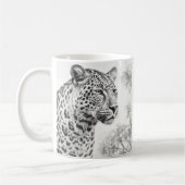Afrikanischer Leoparden-Stift Zeichnend Kaffeetasse (Links)