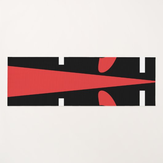 Afrikanischer Ligbi Yogamatte (Vorderseite (Horizontal))