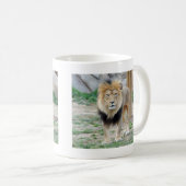 Afrikanischer Löwe Kaffeetasse (VorderseiteRechts)