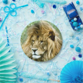 Afrikanischer Löwe Pappteller (Party)