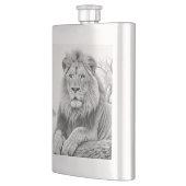 Afrikanischer Löwenstift Zeichnend Flachmann (Links)