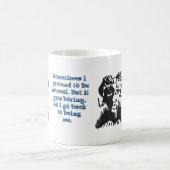 Afrikanischer Mann Zeichne lustiges Zitat Klassisc Kaffeetasse (Mittel)