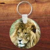 Afrikanischer Männlicher Lion Schlüsselanhänger (Vorderseite)