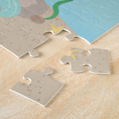 Afrikanischer Meerjungfrau Mädchen Kinder Personal Puzzle (Seite)