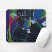 Afrikanischer Mond-Miami-Deko Mousepad (Mit Mouse)