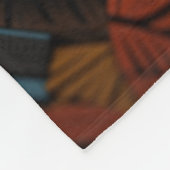 Afrikanischer Mosaik: Buntweben Fleecedecke (Ecke)