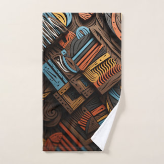 Afrikanischer Mosaik: Buntweben Handtuch