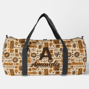 Afrikanischer Muscheltuch Ethnisches Stammesmuster Duffle Bag