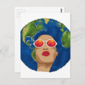 afrikanischer Muttertag Postkarte (Vorne/Hinten)