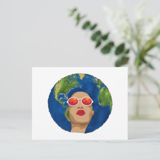 afrikanischer Muttertag Postkarte (Stehend Vorderseite)