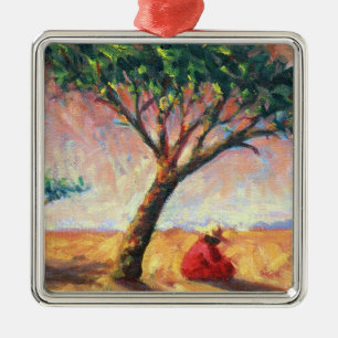 Afrikanischer Nachmittag 2003 Silbernes Ornament