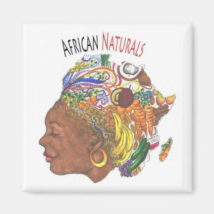 Afrikanischer Naturmensch-Magnet Magnet
