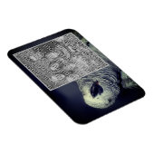 Afrikanischer Papagei-Rahmen hinzufügen Foto Magnet (Rechte Seite)