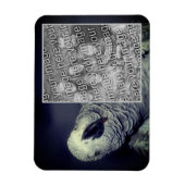 Afrikanischer Papagei-Rahmen hinzufügen Foto Magnet (Vertikal)