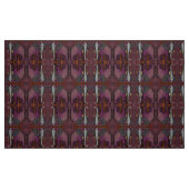 Afrikanischer Patchwork-Elefant (Pflaume, Orange,  Stoff (Fat Quarter (45,7 x 55,9 cm))