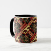 Afrikanischer Patchwork-Ziereleph Tasse (Vorderseite Links)