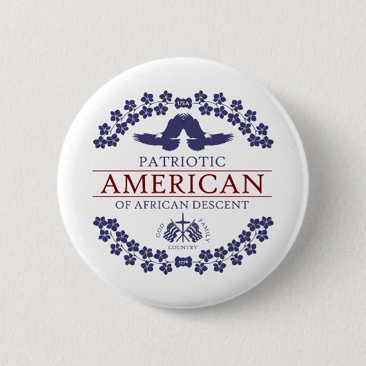 Afrikanischer PATRIOT Button (Vorderseite)