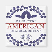 Afrikanischer PATRIOT Magnet (Vorne)