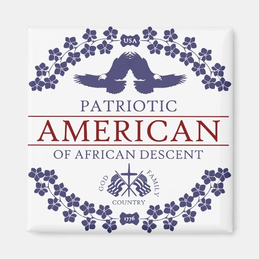 Afrikanischer PATRIOT Magnet (Vorne)