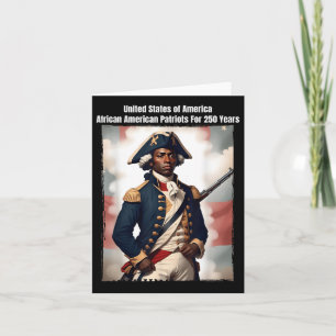 Afrikanischer Patriot Revolutionärer Kriegssoldat Karte