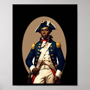 Afrikanischer Patriot Revolutionärer Kriegssoldat Poster