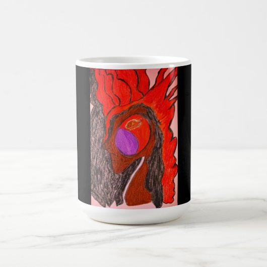 Afrikanischer Phönix Aufsteigend Kaffeetasse (Mittel)