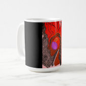 Afrikanischer Phönix Aufsteigend Kaffeetasse (Vorderseite Links)