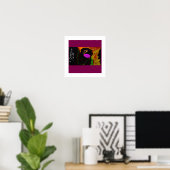 Afrikanischer Phönix Aufsteigend Poster (Heimbüro)