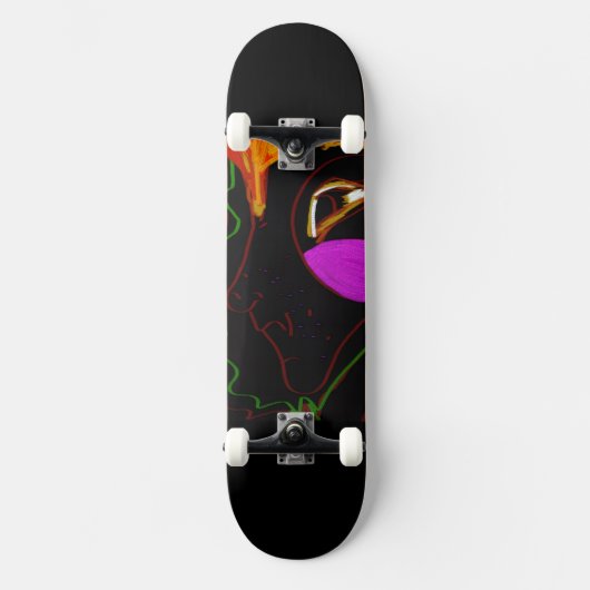 Afrikanischer Phönix-Aufstieg-Skateboard Skateboard (Vorderseite)