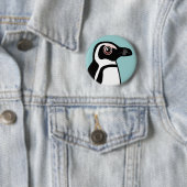 Afrikanischer Pinguin Button (Beispiel)