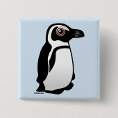 Afrikanischer Pinguin Button (Vorderseite)