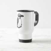 Afrikanischer Pinguin Reisebecher (VorderseiteRechts)