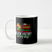 Afrikanischer Pride Juneteente Schwarzgeschichte M Kaffeetasse (Links)