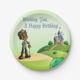 Afrikanischer Prinz Geburtstag Pappteller