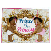 Afrikanischer Prinz oder Prinzessin, die Geschenkt Große Geschenktüte (Rückseite)