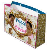 Afrikanischer Prinz oder Prinzessin, die Geschenkt Große Geschenktüte (Rückseite Schrägansicht)