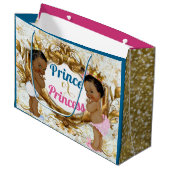 Afrikanischer Prinz oder Prinzessin, die Geschenkt Große Geschenktüte (Vorderseite Schrägansicht)