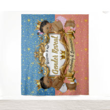 Afrikanischer Prinz/Prinzessin Rosa/Blau/Gold-Spar