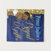 Afrikanischer Prinz Royal Gifts Wall Tapestry Wandteppich (Vorderseite (Horizontal))