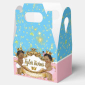 Afrikanischer Prinzessin oder Prinzessin mit Gold- Geschenkschachtel (Geöffnet)