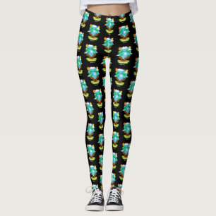 afrikanischer Regenbogen-Earth-Day-Leggings Leggings