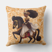 Afrikanischer Reittier Kissen (Rückseite)