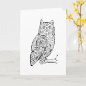 Afrikanischer Riesenadler Karte (Gelbe Blume)