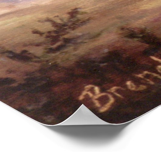 Afrikanischer Roller Poster (Ecke)