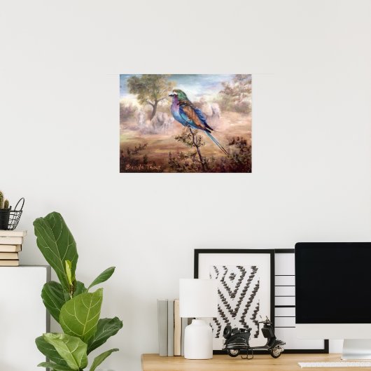 Afrikanischer Roller Poster (Heimbüro)