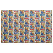 afrikanischer Rosenstoff Stoff (Fat Quarter (45,7 x 55,9 cm))