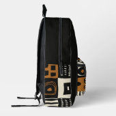 Afrikanischer Rucksack mit Ethnic Mud Cloud (Links)
