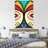 Afrikanischer Rundenprozess Leinwanddruck (Insitu (Schlafzimmer))