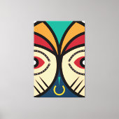 Afrikanischer Rundenprozess Leinwanddruck (Vorderseite)