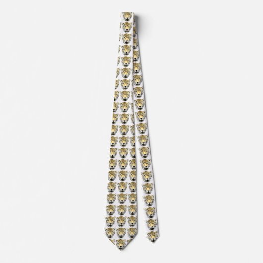 Afrikanischer Safari-Leopard Krawatte (Vorderseite)